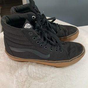 Black Vans w/ brown rubber sole!
